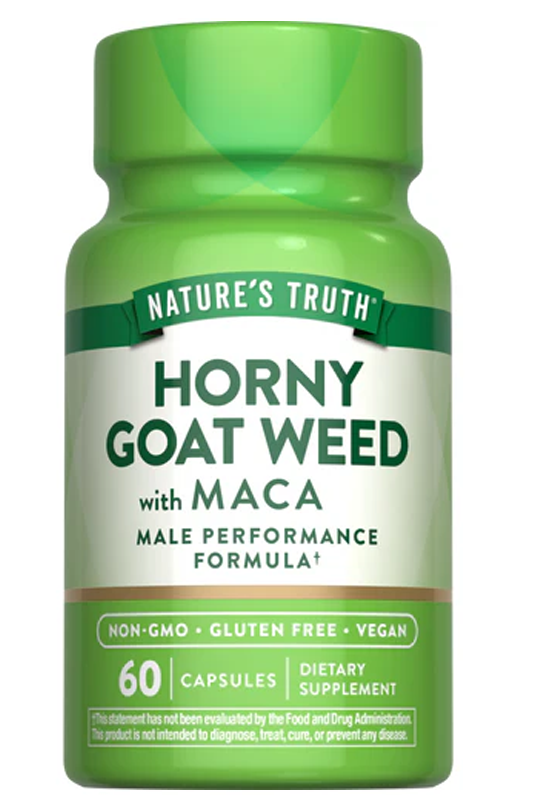 Horny Goat Weed with Maca - 60 Vegetarian Capsules Horny Goat Weed with Maca - 60 Vegetarian Capsules